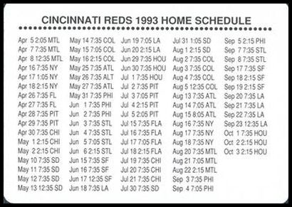 NNO1 Reds schedule